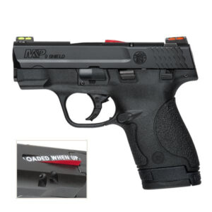 SMITH & WESSON M&P 9 SHIELD HI VIZ BLK 9MM 3.1" 8RD CA COMPLIANT