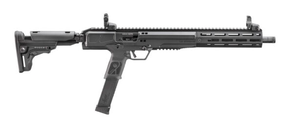 RUGER LC CARBINE 10MM 16.25" TB BLACK SIDE FOLD ADJ. STOCK, 1-30RD