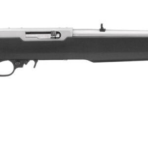 RUGER 10/22 MOE X22 STOCK 18.5" T.B. BLACK/STS 1-10RD