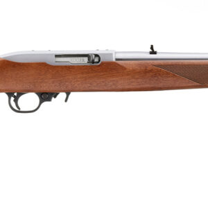 RUGER 10/22 SPORTER 22LR 18.5" STS BBL WALNUT STAINED STOCK, 1-10RD MAG