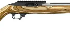 RUGER 10/22 COMP 22LR RIFLE 16.1" NATRL BRN LAM STOCK/STAINLESS 10RD