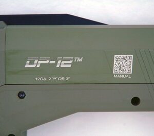 Alternative view of DP-12 12 GA DOUBLE BARREL PUMP - SHOTGUN 16 RDS OLIVE DRAB