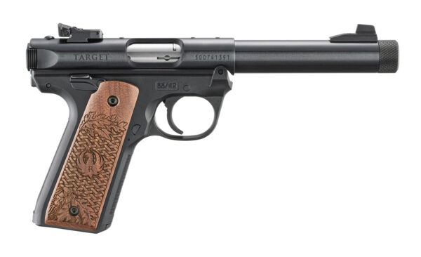 RUGER COLLECTORS SERIES MARK IV 22/45 22LR PISTOL 5.5" ENGRAVED WALNUT GRIPS BLUED 10RD