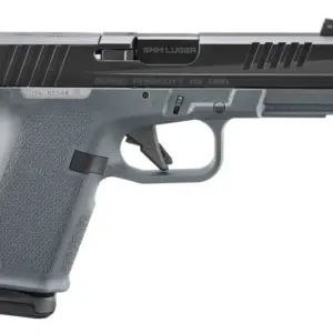 RUGER RXM THREADED 9MM PISTOL 4" BBL STEALTH GRAY MAGPUL EHG, O.R. 2-15RD MAGS