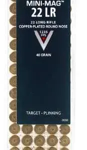 CCI 22 LR  MINI MAG  40GR CPRN 100 RD/BX 50 BX/CS