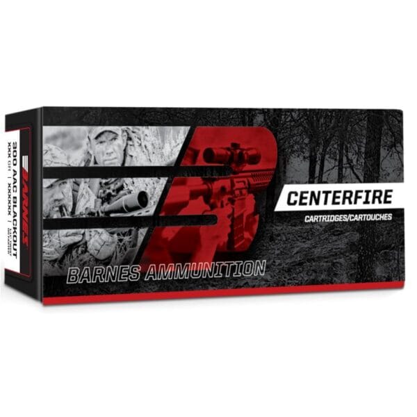 Barnes Multi-Purpose JHP Rifle Ammunition .300 Blackout 115gr HP 125/ct