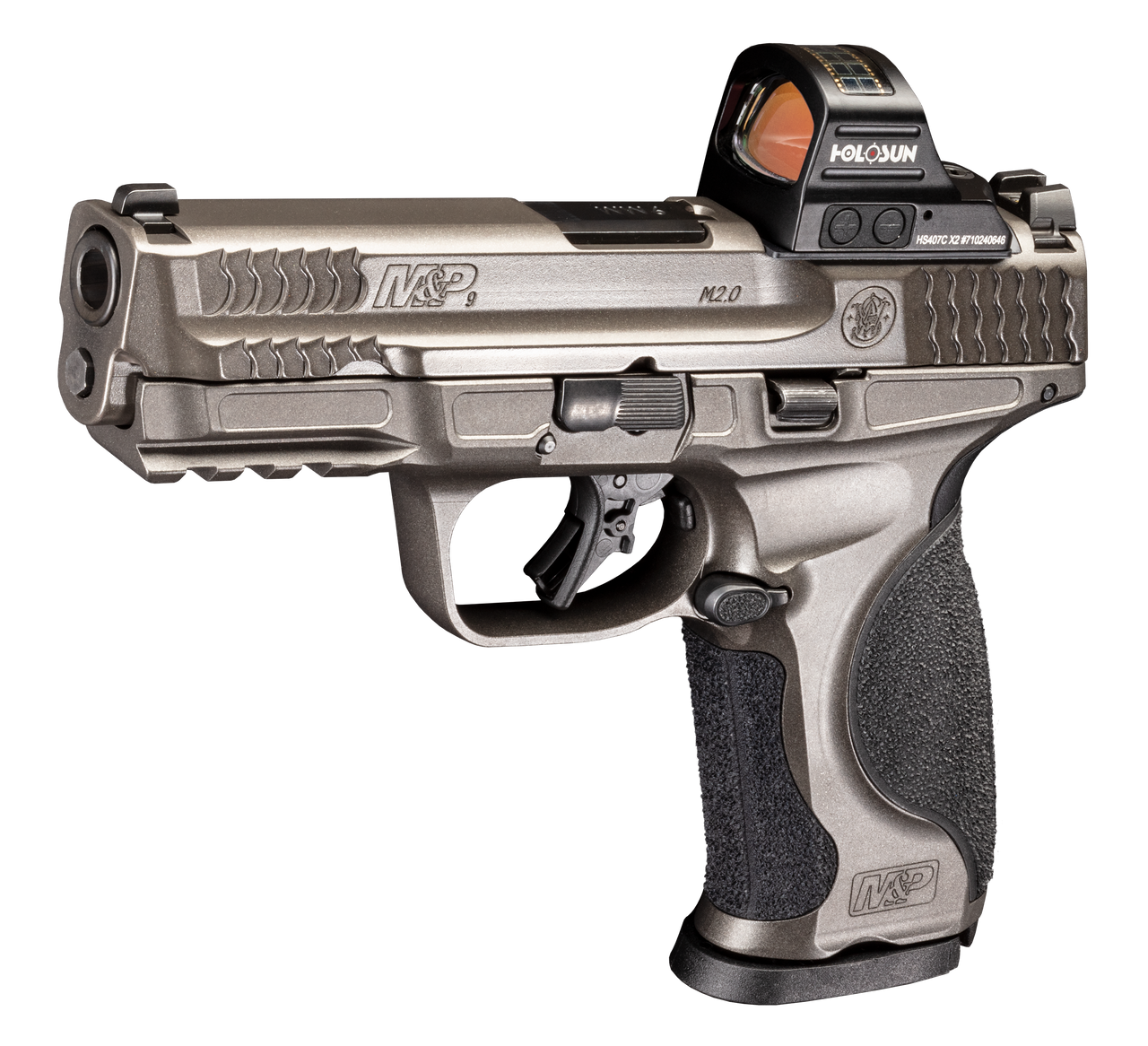 SMITH & WESSON M&P9 M2.0 METAL 9MM 17RD 4.25" W/ HOLOSUN HS407C