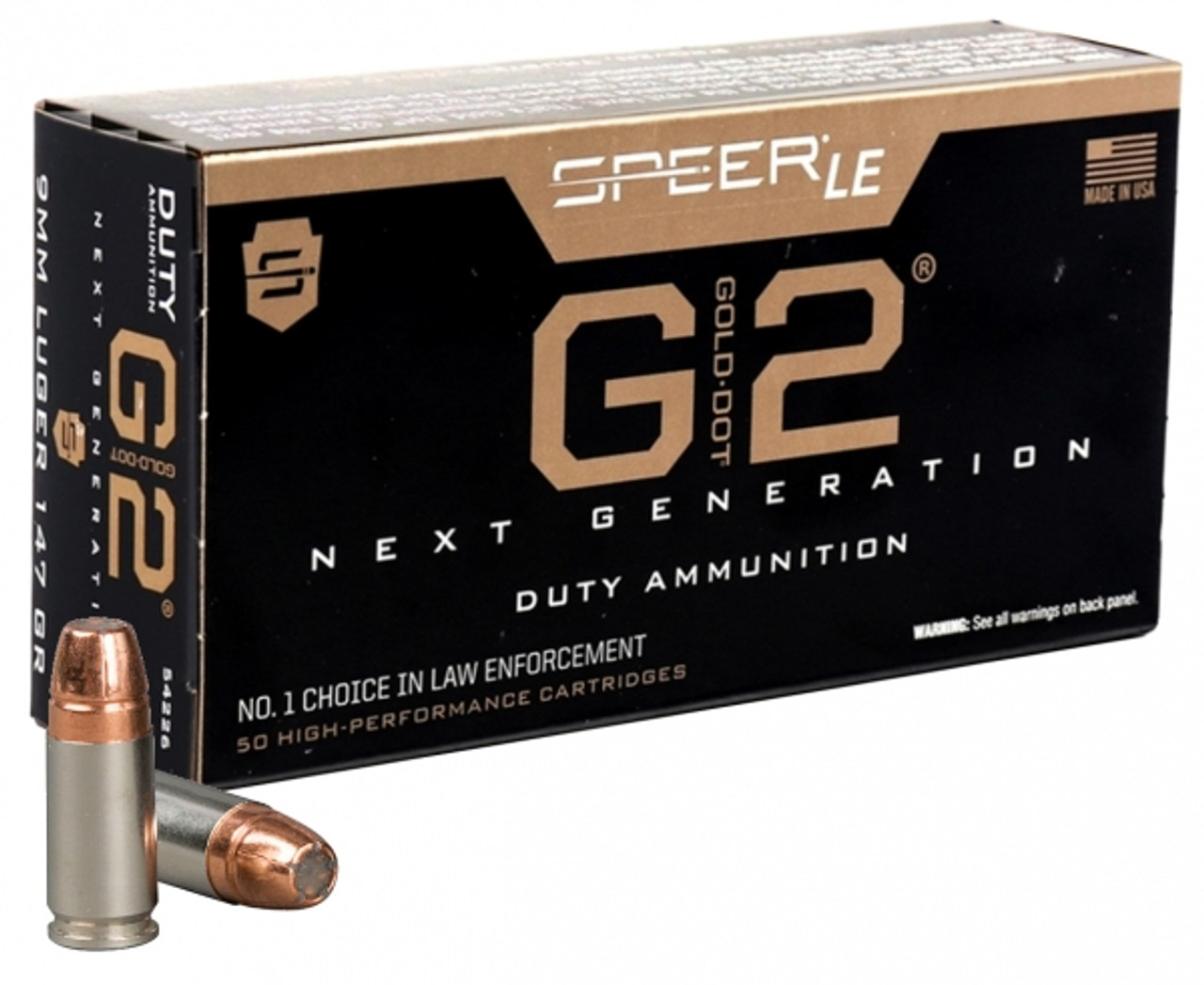 CCI/SPEER LE G2 DUTY 9MM 147GR