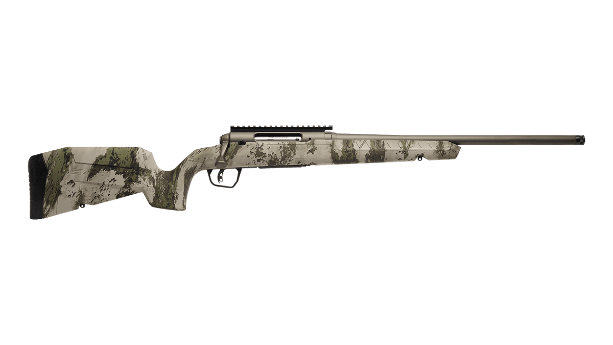 SAVAGE GEN2 AXIS II PRO COMPACT 243 WIN WOODLAND CAMO