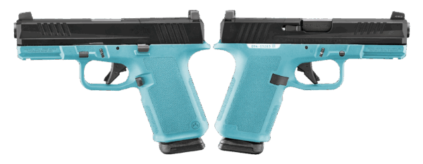 RUGER RXM 9MM PISTOL 4" BBL ROBIN EGG BLUE MAGPUL EHG, O.R. 2-15RD MAGS - ORION EXCLUSIVE