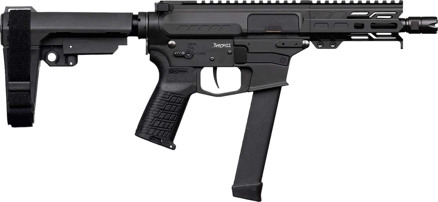 CMMG PISTOL BANSHEE FIXED EJECTOR MKGS 9MM 5" ARMOR BLACK