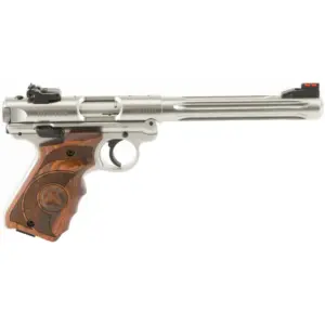 RUGER MRK IV HNTR 22LR 6.9" STS TRGT WD GRP FO ADJ SGHT 10RD