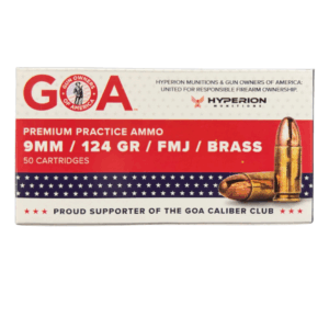 GOA - Hyperion Munitions 9MM 124gr 50ct Box