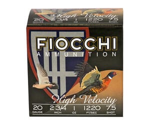 FIOCCHI 20GA #7.5 HV LD HUNT 25/250
