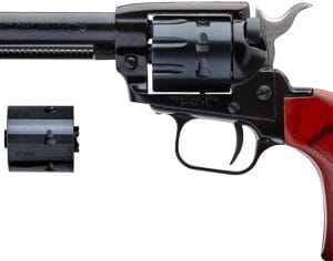 Alternative view of HERITAGE 22LR/WMR COMBO 4.75" - BLUED COCOBOLO GRIPS 9-SHOT