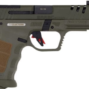 Alternative view of SAR USA SAR9 COMPACT SOCOM 9MM - 4.7" BBL 15/21 RD MAG SF GREEN