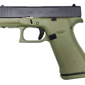 Glock G43X Subcompact Battle Field Green 9mm 3.6" Barrel 10-Rounds