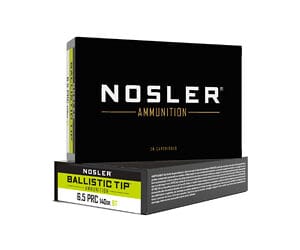 NOSLER 6.5 PRC 140GR BT 20/200