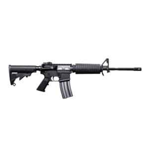 Bushmaster M4 Patrolman's Flat Top Rifle 5.56 NATO 30rd Magazine 16" Barrel Black