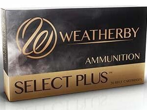 Weatherby Select Plus Rifle Ammunition .300 WBy Mag 180gr TTSX 3240 fps 20/ct