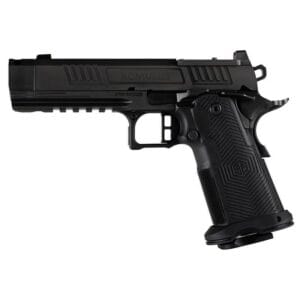 Alpha Foxtrot AF1911-Romulus MOS Adapter Handgun 9mm Luger 10rd Magazines(2) 4.25" Comp Bull Barrel DLC Black