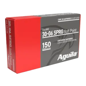 AGUILA 30-06 SPRG 150GR INTERLOCK BTSP 20RD BX 10 BOXES PER CASE