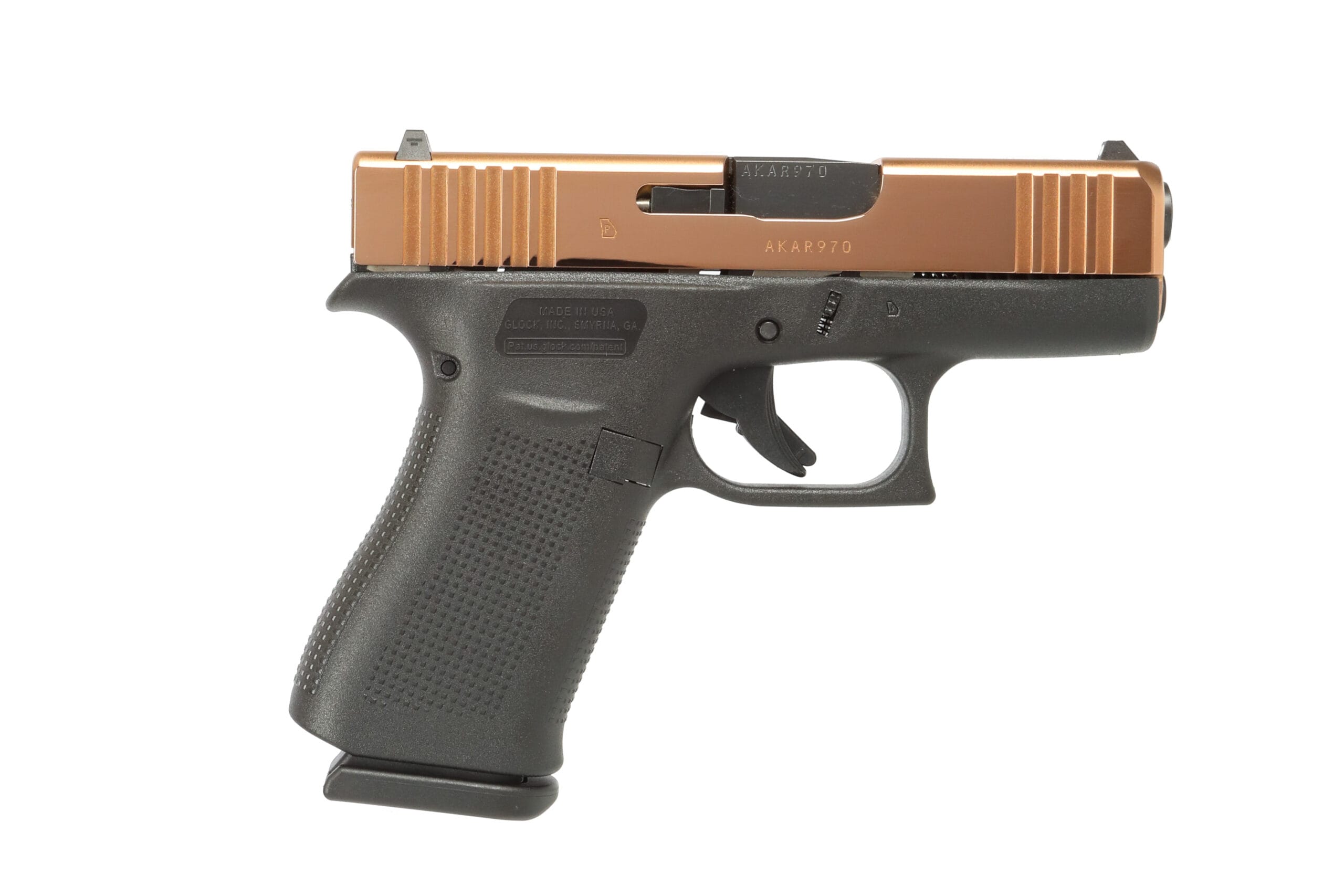 GLOCK G43X 9MM ROSE GOLD 3.39" 10+1
