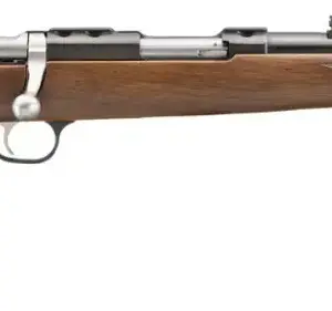 RUGER 77/44 44 MAG BOLT RIFLE, 16.6" BLUED T.B. BBL, WALNUT, 4RD