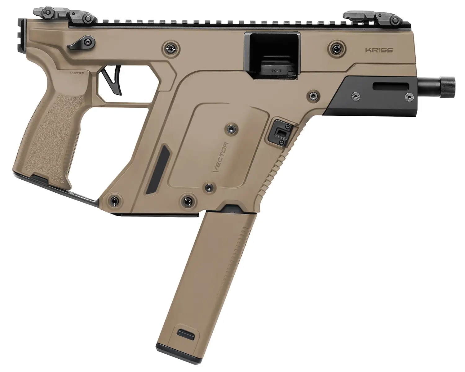 KRISS VECTOR SDP G3: PISTOL 5.5" BRL 1x30RD 45ACP FDE