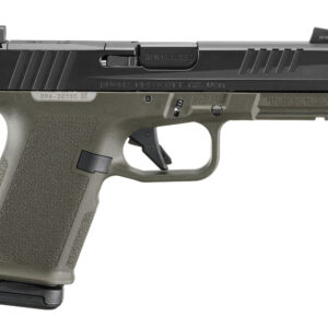 RUGER RXM THREADED 9MM PISTOL 4.5" BBL OD GREEN MAGPUL EHG, O.R. 2-15RD MAGS