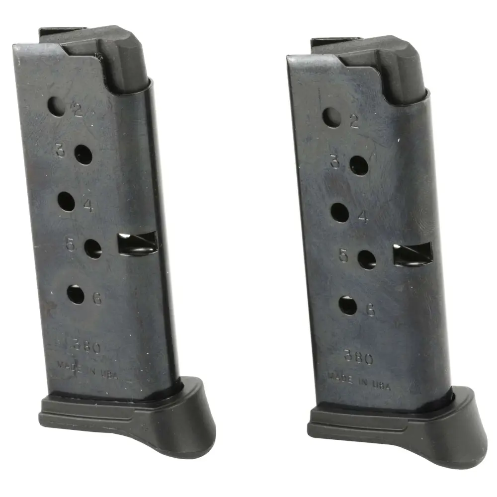 RUGER LCP 380ACP 6RD MAG 2-PACK