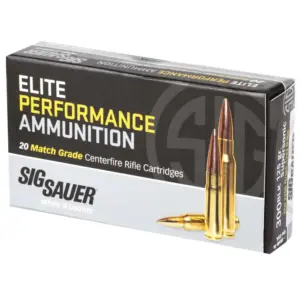 Alternative view of SIG SAUER ELITE MATCH 300BLK 125GR SPRSNC 20RD BX 500RD CASE