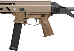 Alternative view of GRAND POWER STRIBOG SP45A3 - 45ACP 8" BBL 20RD W/BRACE FDE