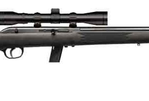 SAVAGE 64FVXP 22LR 21" HB - W/3-9X40 BLUE/BLACK SYNTHETIC