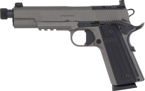 SPRINGFIELD 1911 OPERATOR AOS - 45 ACP 5" 8RD GRAY THREADED - Image 2