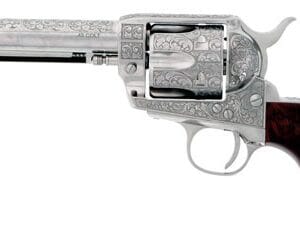 Alternative view of CIMARRON BUFFALO BILL CODY - 45LC 5.5" ENGRAVED NICKEL