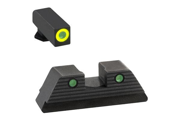 Ameriglo Glock Trooper Night Sight Set MOS Compatible For Glock 1719 22 23 24 26 27 33 34 35 Gen 1-4