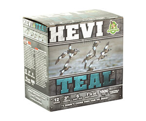 Alternative view of HEVI TEAL 12GA 3" #6 25/250