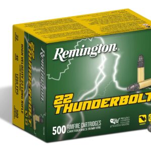 REMINGTON THUNDERBOLT®  22 LR, HV 40GR RN 500 RD/BX 10 BX/CS