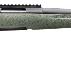 GLENFIELD MODEL A 243WIN RIFLE 20" T.B. MOSS GREEN SPLATTER 4RD