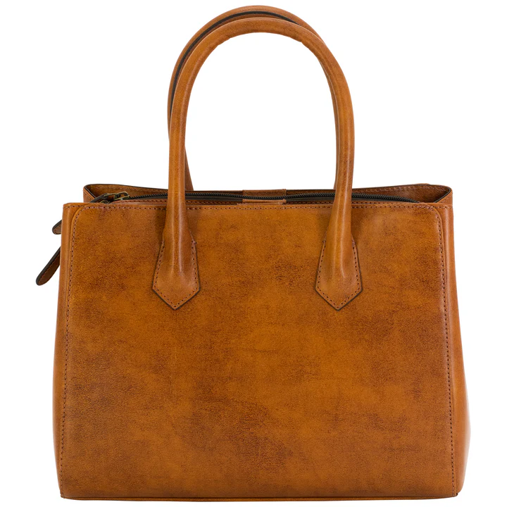 Cameleon Natalie Handbag w/ CCW Compartment-Brown Leather - Image 5