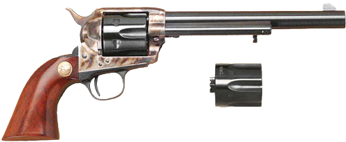 CIMARRON P-MODEL DUAL CYLINDER - 45LC/45ACP FS 7.5" CC/BL WAL