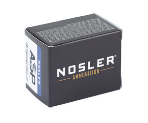 Alternative view of NOSLER ASP 38 SPCL 125GR JHP 20/400