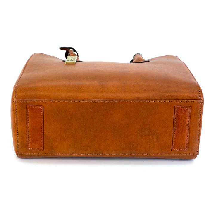 Cameleon Natalie Handbag w/ CCW Compartment-Brown Leather - Image 3