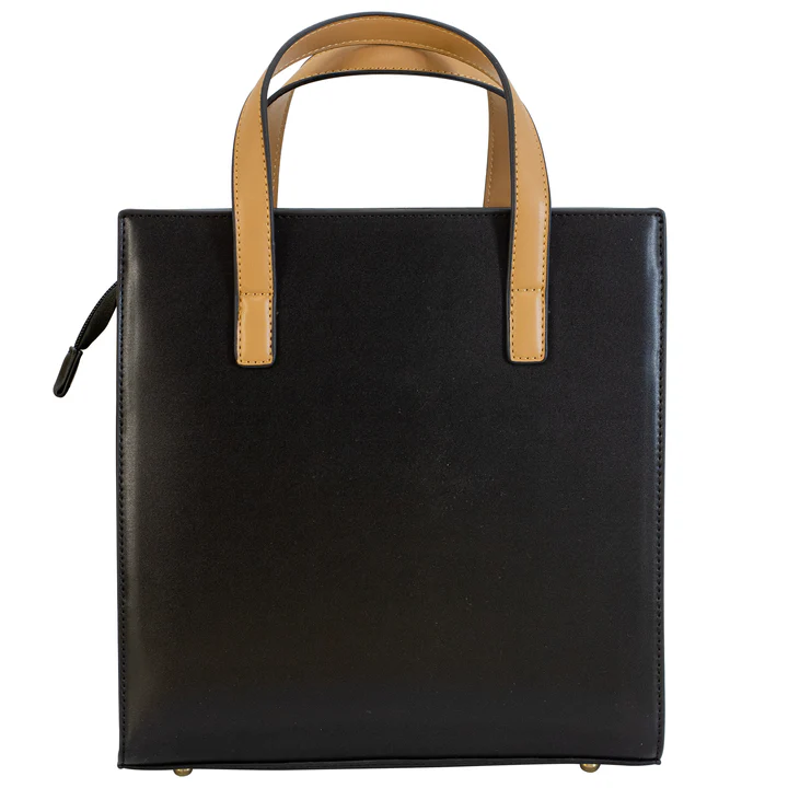 Cameleon "Sage" Purse w/ CCW Compartment- Black/Tan - Image 4