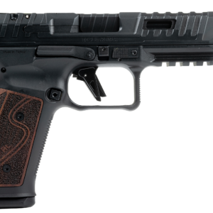 Canik HG7010R-N SFx Rival-S Full Size Frame, 9mm, 18+1, 5" Black Steel Barrel, Black Steel Optic Ready/Ported/Serrated Slide, Black Steel Frame w/Picatinny Rail, Rosewood Grip