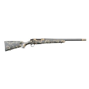 Christensen Arms Ridgeline FFT Rifle .308 Win 4rd Magazine 16" 5/8x24 Threaded Barrel Burnt Bronze Brown with Green and Tan