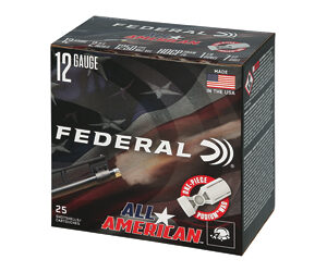 FED ALL AMER 12GA 2.75" 1 1/8OZ #7.5
