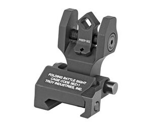 Alternative view of TROY FLDNG REAR DI-OPTC SGHT TRIT BK