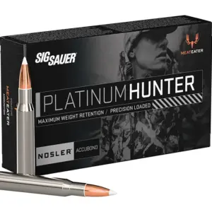 SIG SAUER PLATINUM HUNTER ACCUBOND 30-06 SPRINGFIELD 180G 20RD BX 200RD CASE - Image 3